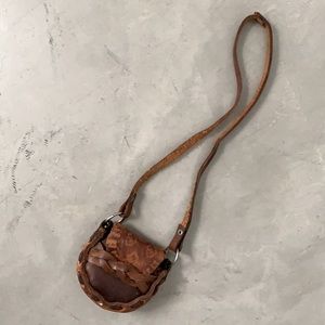 Vintage Mini Tooled leather purse
